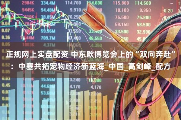 正规网上实盘配资 中东欧博览会上的“双向奔赴”：中塞共拓宠物经济新蓝海_中国_高剑峰_配方